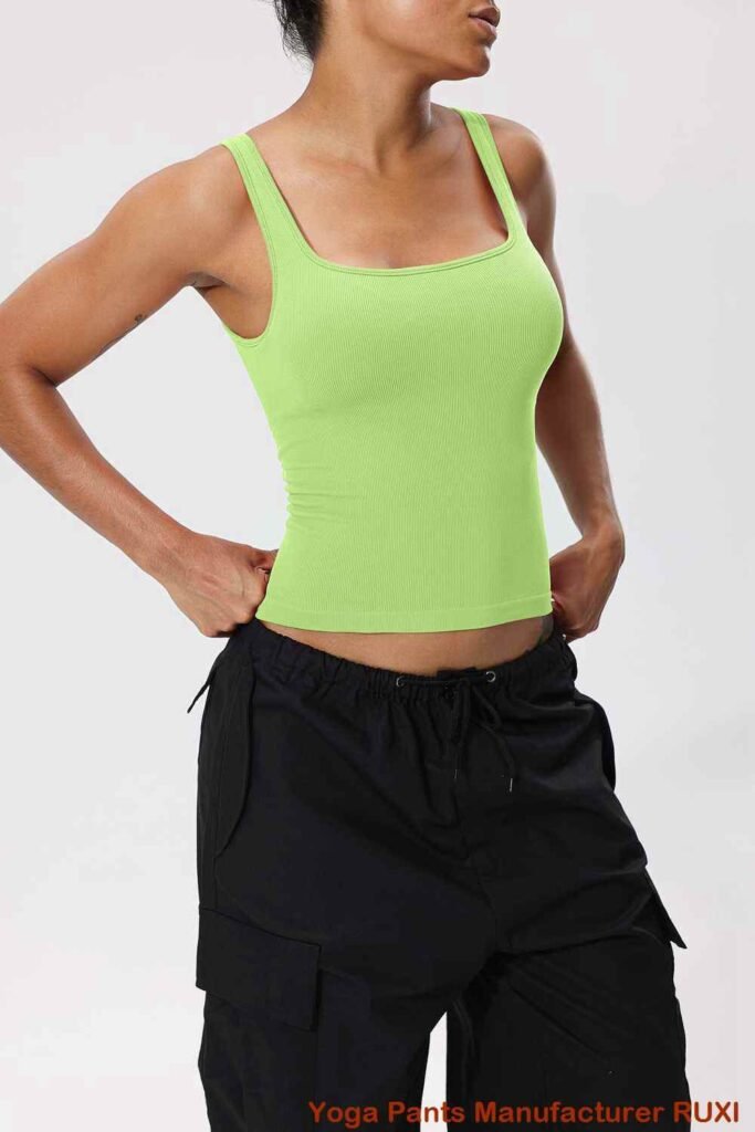 Top de yoga con tiras elegante y cómodo Ruxi pe719