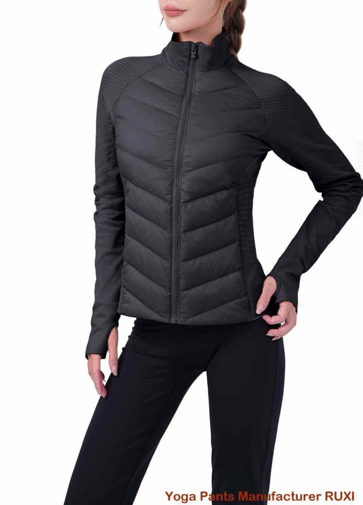 Pantalones de yoga de polar cómodos para mujer Ruxi pe146