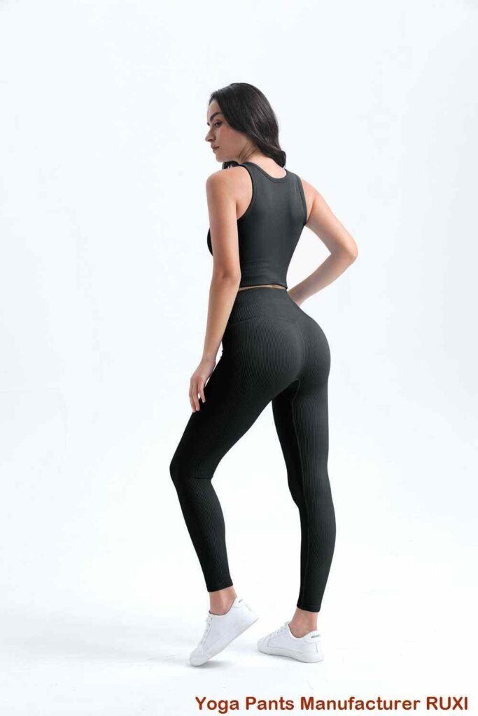 Leggings de tiro alto con corte acampanado para mujer Ruxi