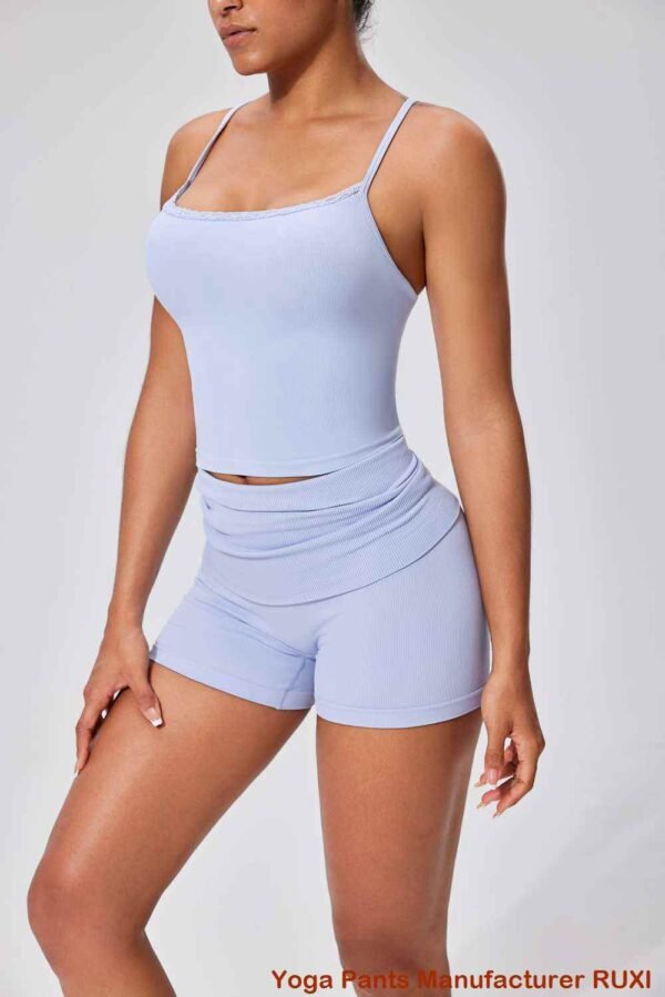 Pantalones cortos de gimnasia de 7 pulgadas Ruxi pe1852