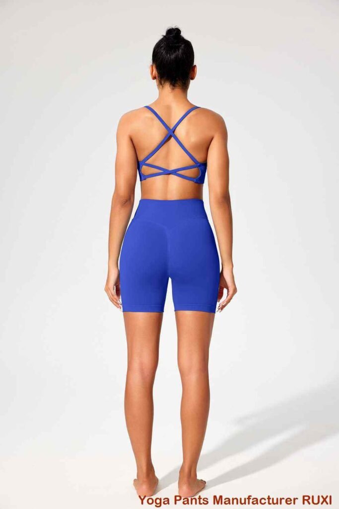 Pantalones cortos de running de cintura alta para mujer
