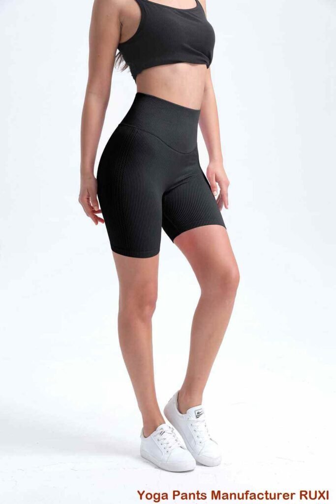 pantalones cortos de yoga de malla Ruxi pe3494