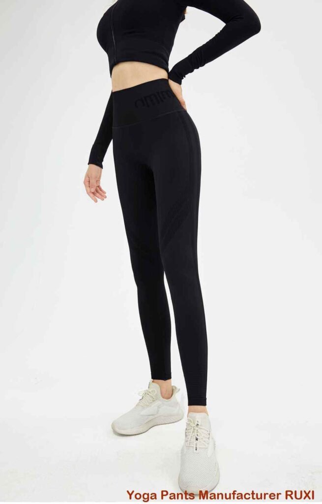 Pantalones de yoga de corte acampanado largo Ruxi pe797