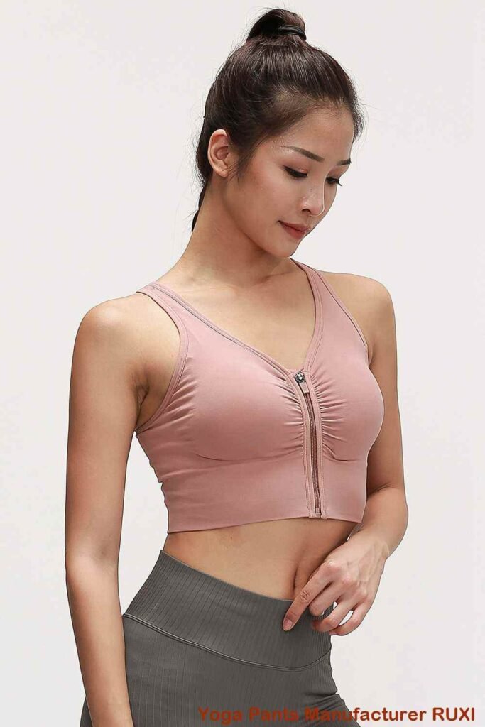 Top de yoga de corte largo Ruxi pe724