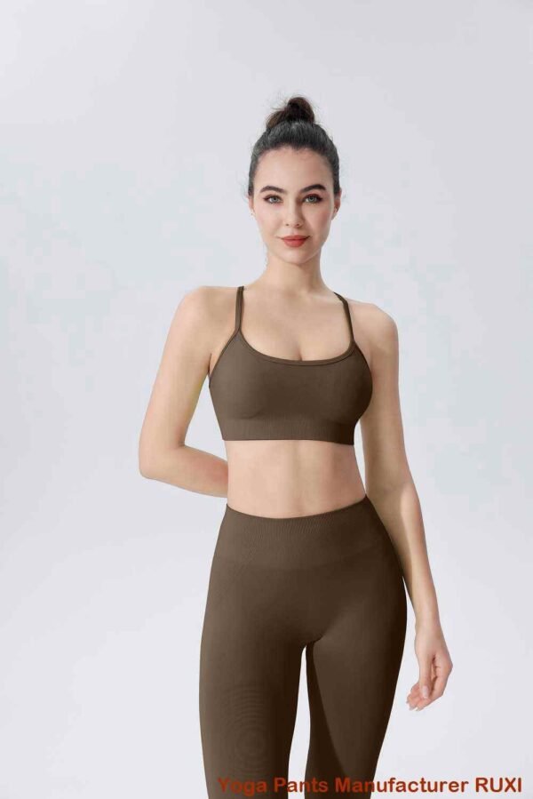 Pantalones de yoga color turquesa Ruxi pe968